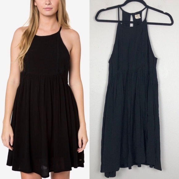 O’Neill Small Marla Black Fit & Flare Dress - Picture 1 of 6